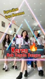 Seragam Sekolah Setelan Baju Pendek dan Rok Pendek SMA Atasan Bawahan Bonus Aksesories Dasi dan Kaos Kaki