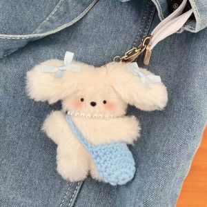JIFANPAUL | Cute Dog Book Bag Keychain Plush Toy Gift