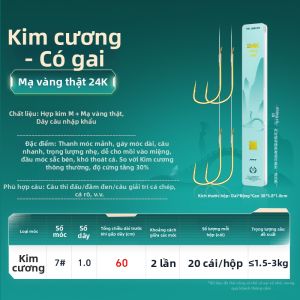 CHUANZE | Mồi Cá Chép Đôi Mạ Vàng 24k Chống Hư Hỏng