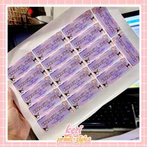 Customized School Name Sticker / For books and Notebooks / Customized Labels / Customized Name Stickers