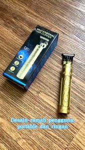 JE.ID Alat Cukur Rambut Tampa Kabel Alat Cukur Kumis Dan Jenggot Alat Cukur Rambut Profesional Hair Clipper Vintage Alat Cukur Dragon Alat Cukur Rambut Elektrik Rechargeable Mesin Cukuran Peralatan Grooming Portable Alat Cukur Mini Elektrik