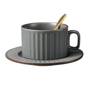 MONGDIO | High-Quality Ceramic Coffee Cup Latte Cup Afternoon Tea Set
