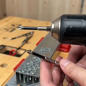 6pcs K5 Screwdriver Bit Set Non-Slip Cross Head Bits High Hardness Anti-Slip Impact-Resistant Screw Batch Head for Power Tools