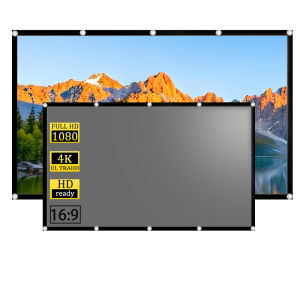 Metal anti light screen black edge with holes convenient for fixing the screen suitable for both indoor and outdoor use.