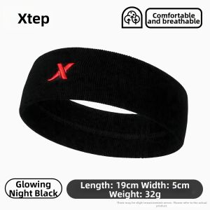 XTEP | Sweat Absorbing Sports Headband Quick Drying and Sweat Wicking For Fitness Running
