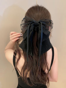 Elegant French Style Butterfly Knot Hair Clip Ballet Inspired Silk Mesh Hair Accessories Stylish Hair Grips for Women