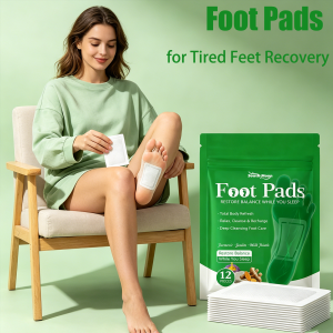 南之月 | South Moon Foot Pads for Tired Feet Recovery Turmeric Ginger Deep Cleansing Fatigue Relief Swelling Reduction Foot Care Stickers