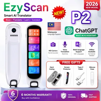 EzyScan P2 - AI Translator Dictionary Pen + ChatGPT / Translation Pen / Scanning Pen e-Kamus