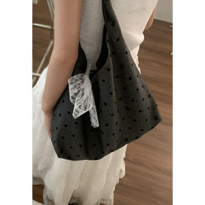 Fashionable Summer Canvas Bag Large Capacity Geometric Pattern Womens Shoulder Tote Bag Versatile Casual Daily Matching