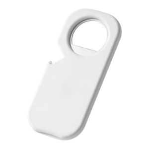 Magnetic Soda Bottle Opener- Sticks to Metal Surfaces Opens Everything | Compact & Lightweight Design White Kitchen Helper Too