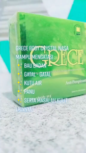 Grece Body Crystal - Grece Nasa - Mengurangi Bau Badan Berlebih - Sabun Penghilang Bakteri penyebab Bau badan - Virgo Shoop