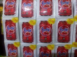 5 Renceng FINTO Rasa strawbery isi 50 sachet / Minuman Serbuk Finto Strawbery