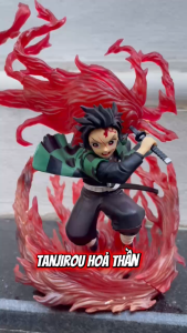 Mô hình Tanjirou Hoả Thần chém lửa thần lạc múa lửa kimetsu no yaiba Demon Slayer Figure anime decor