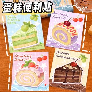 4 Miếng Dán Ghi Chú Hình Bánh Hoạt Hình Dễ Thương Tự Dính Dùng Cho Trường Học Văn Phòng Viết Hàng Ngày Văn Phòng Phẩm