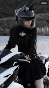 Sừng Nhọn Trang Trí Nón Bảo Hiểm Chiến Binh – Nhựa PP Bền Keo Dán Chắc Phụ Kiện Độ Nón Cá Tính