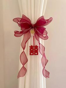 Creative Butterfly Hairpin Butterfly Orchid Ten Thousand Character Knot Curtain Strap Wedding Room Decoration and Decoration Wedding Props Wedding Photography