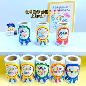 Pelekat Ganjaran Murid Comel Sticker Pujian Untuk Kanak Kanak Pelekat Motivasi Hadiah Cemerlang Guru Guna Di Sekolah Praise Encourage Roll Medal Sticker Certificate Teacher Students Reward Sticker 卷卷贴纸勋章贴纸小学生奖励表扬鼓励贴儿童贴优秀荣誉奖状老师 A012