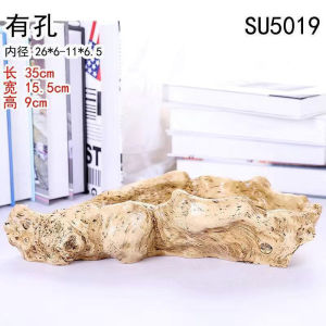 Artificial Wood Tree Root Succulent Flower Pot Special Offer Big Sale Creative Multi-Layer Non-Ceramic Potted Plant Bonsai Old Pile Multi-Mouth Flower Pot