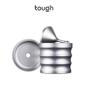 JUSTINLAU 58mm Coffee Dosing Cup Tamper Set Stainless Steel Anti-Flying Powder Receiver Universal Espresso Accessory for Home