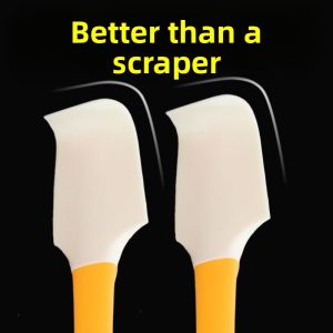 Silicone Baking Scraper Knife for Spreading Butter Cream Jam Kitchen Utensils Can Opener Bottom Scraper Baking Tools