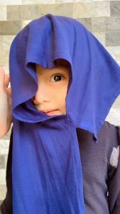 Kerudung Pashmina, Kancing Jilbab Anak Perempuan 2-8 Tahun, Jersey Premium, Hijab Pasmina Instan Anak