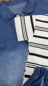 COD SETELAN ROMPI ANAK LAKI-LAKI TERBARU / SET PAKAIAN ANAK COWOK KEKINIAN / SETELAN DENIM ANAK LAKI-LAKI BERKUALITAS