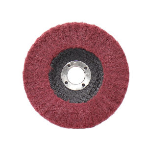 Si Fang | 4/4.5/5 Nylon Fiber Flap Polishing Wheel Angle Grinder Flap Grinding Disc Metal Wood Rust Removal Paint Cleaning Abrasive