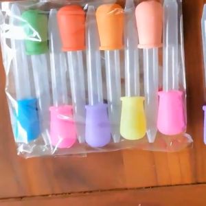 WE Pipet Tetes Obat Bayi 5ml Feeder Dropper Ukuran 5 ml Alat Bantu Minum Baby Medicine BPA Free Silikon Vitamin