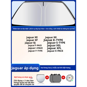 MONLEYTA | Thảm chắn nắng cửa kính trước dày hai lớp chống nhiệt màu đen gấp gọn che chắn ô tô của Đức