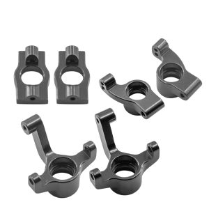 Front Steering Knuckles Caster Blocks C Hubs and Rear Hubs Meta Aluminum For Losi Micro B Micro T Upgrades Parts