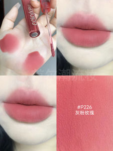 Colorkey Velvet Matte Lip Glaze Low Saturation Bean Sand Color Grey Pink Womens Lipstick Long Lasting Moisturizing Cosmetic
