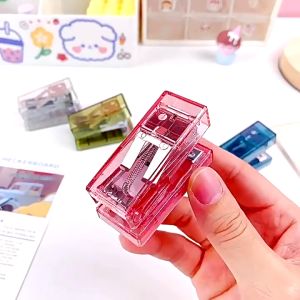 Mini cute Stapler Set with Staples Cartoon Portable Office Accessories Stationery Paper Binding Paper Fixing Paper Binder Set