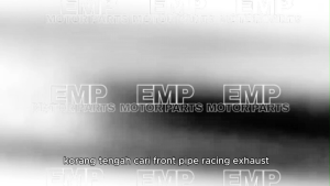 [EMP] FRONT PIPE EXHAUST RS150 HEAVY DUTY FRONT PIPE RACING 28MM 32MM 35MM ORI SPEC AA OEM BRACKET BLACK🔥