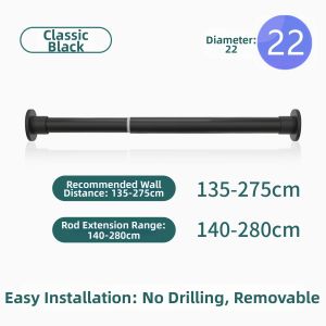 MINGZHIYIFAN | Multipurpose Telescopic No-drilling Support Rod