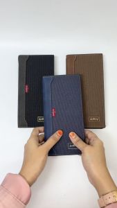 Dompet Lelaki Panjang High Capacity Long Men Wallet RFID Protect Premium PU Leather Beg Duit Lelaki (W-028)