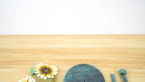 Sunflower Iron Roll Paper Towel Holder Bathroom Tissue Vertical Stand Kitchens Toilet Storage Countertop Accessories