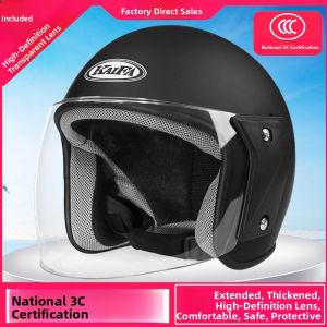 KaiFa | 3C Certified All-Weather Semi-helmet E-scooter Motorcycle Safety Helmet