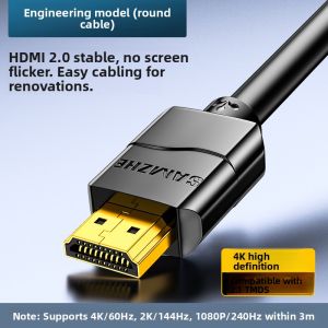 Samzhe | 4K High Definition HDMI Cable for Projector and Monitor Extension