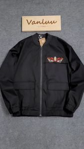Áo khoác Bomber ThêuÁo Khoác Nam Áo Khoác Thêu Áo Khoác Sukajan Jacket Cho Nam