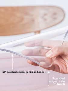 LUOYOUTE | PVC Transparent Waterproof Oil-Resistant Table Pad