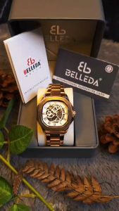 Buy 1 Get 1 Jam Tangan Pria Belleda 9484 Rantai Stainles Otomatis Anti Air Kedalaman 30 Meter