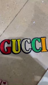 Miếng Sticker Thêu Ủi hình gucc.i nhiều màu