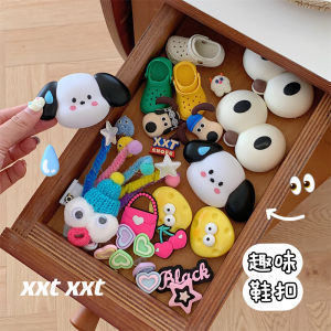 Thin Hole Shoes Buckle Accessories Creative Cute Cartoon Three-Dimensional DIY Shoe Buckle Flower Button Removable Decorations