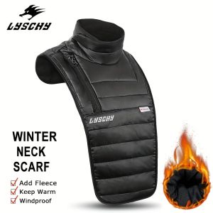 LYSCHY Winter Warm Motorcycle Neck Scarf Windproof Reflective Motocross Chest Neck Gaiter Cloak Outdoor Ski Face Mask Balaclava