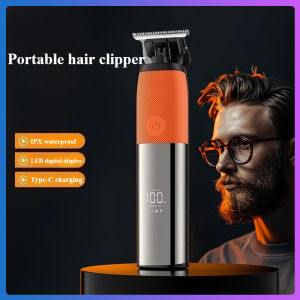 Mini Hair Clipper TYPE-C Rechargeable Electric Scissor LED Display Portable Hair Clipper
