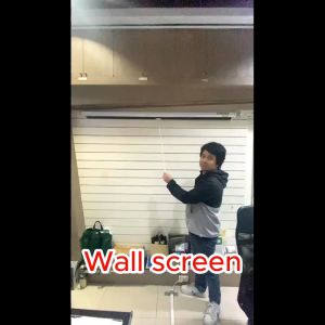SCREENBOY Wall Projection Screen 120 Inch อัตราส่วน 4:3 (244 x 183 cm.) MW สามารถออกใบกำกับภาษีเต็มรูปแบบได้