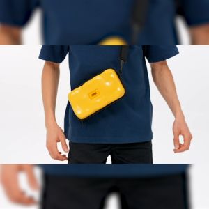 CRASH BAGGAGE กระเป๋าสะพายข้าง รุ่น MINI ICON  สีม่วง