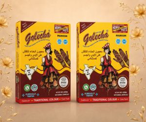 Golecha Marron Henna Paste 2 Box 24 Cones Traditional Colour Cone Pack
