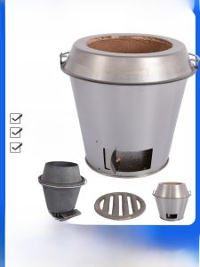 Thickened Charcoal Duck Oven Inner Pot High Temperature Resistant Roasting Goose Oven Universal 8090 Jinhengshi Kitchen Equipment