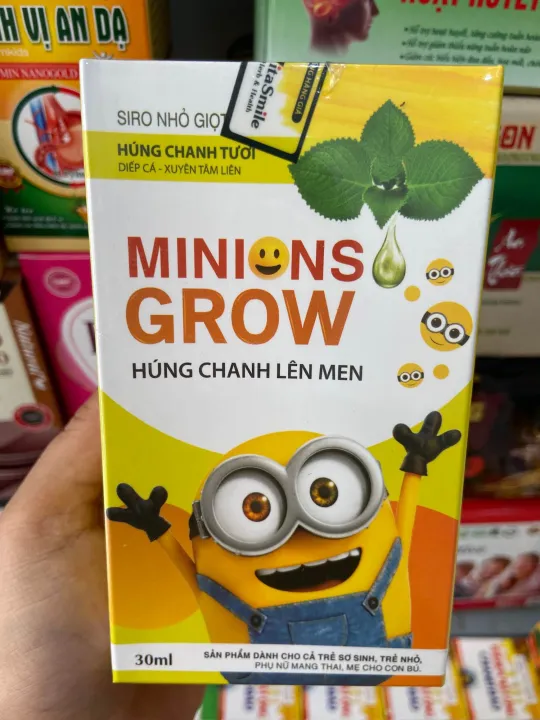 HỘP 30 ML DẦU HÚNG CHANH LÊN MEN GOLD MINION CHÍNH HÃNG MAYA